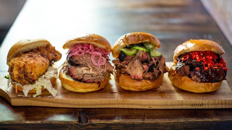 four burgers