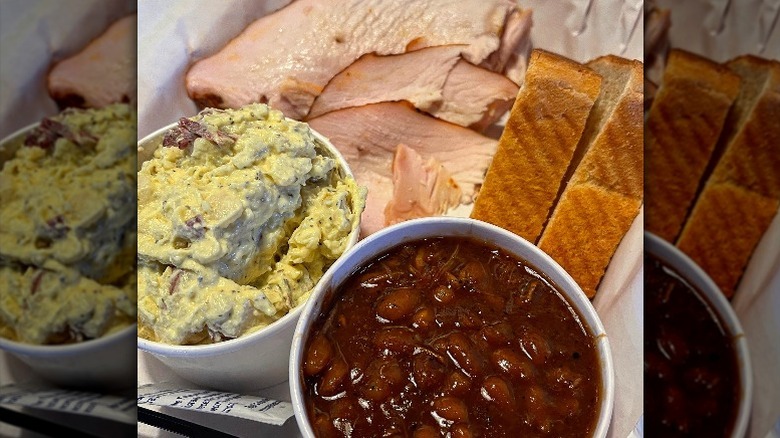 smoked turkey and beans