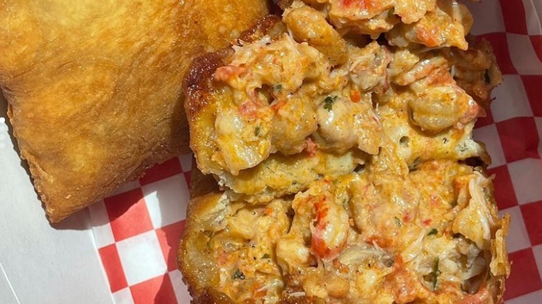 Crawfish queen savory beignets
