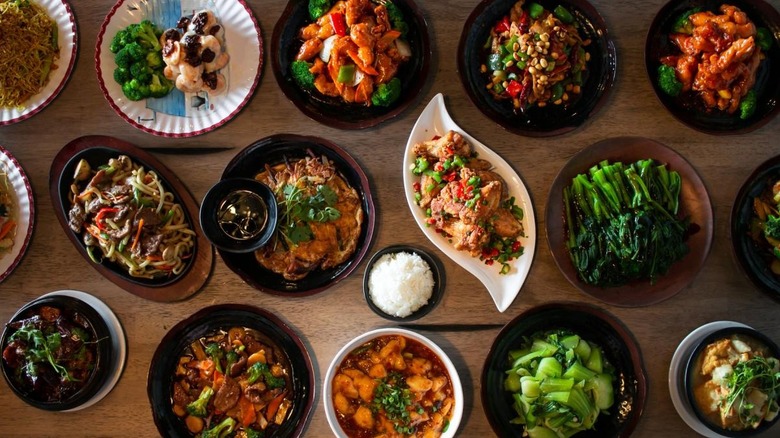 Variety of dishes from Hong Kong Station