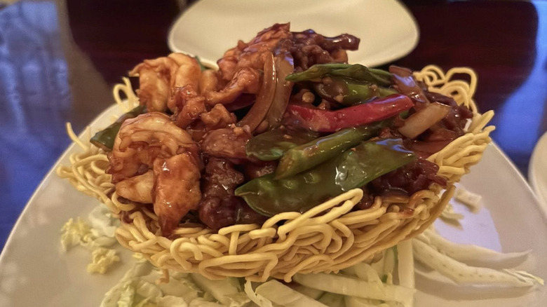 Shrimp and vegetable dish