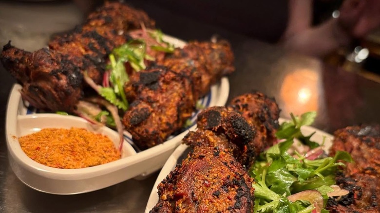 grilled lamb kebabs