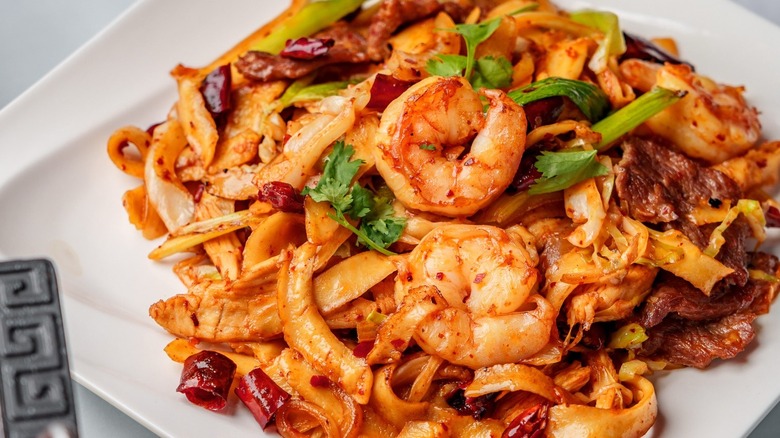 Shrimp dish from Tasty Corner