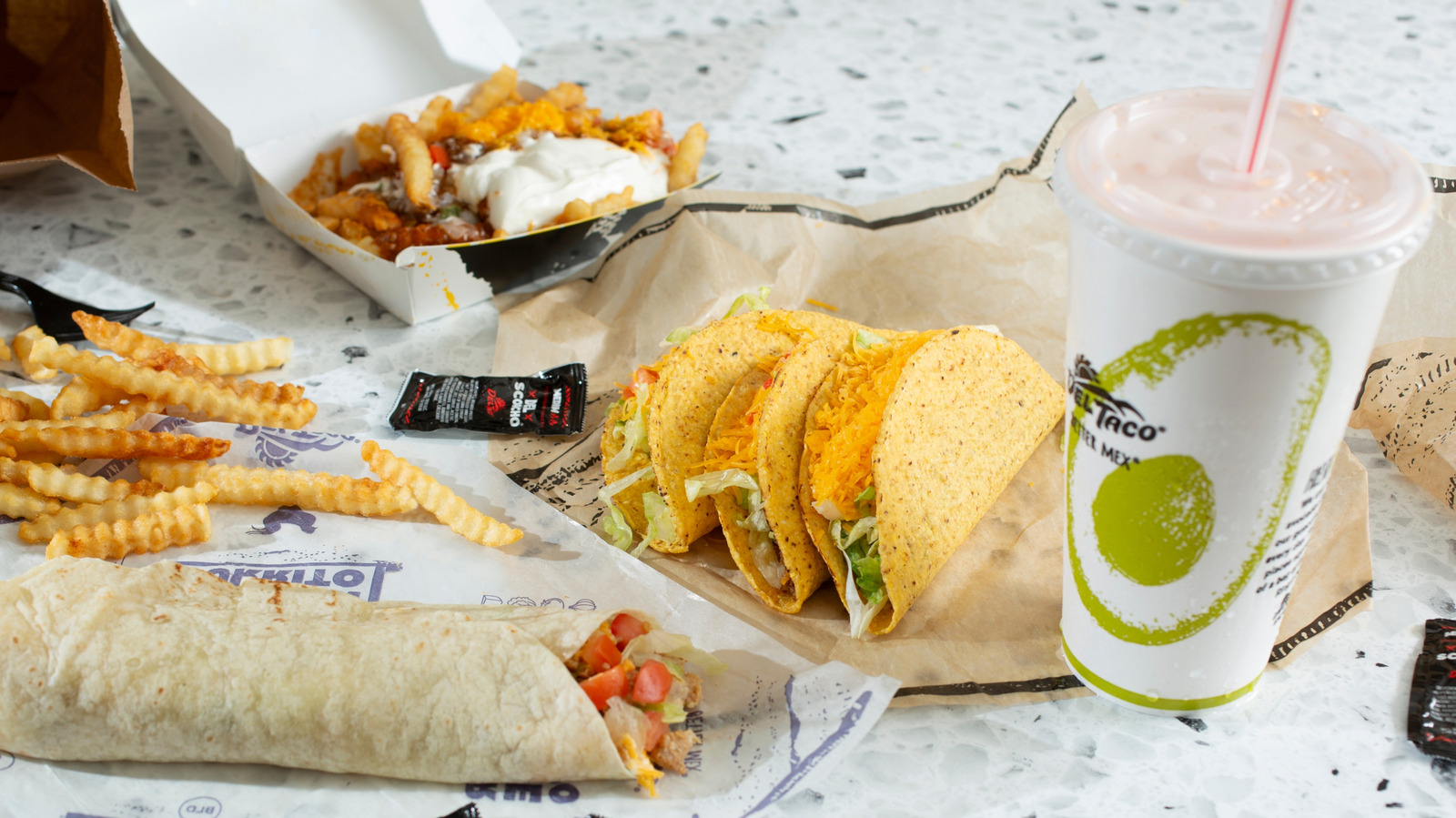 The Absolute Best Del Taco Burrito You Can Order Is Satisfying Without Meat