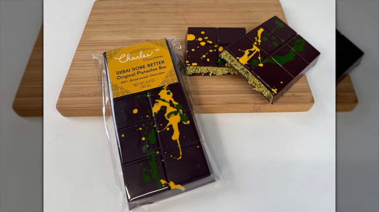 Charles Chocolates Dubai Done Better Original Pistachio Bar