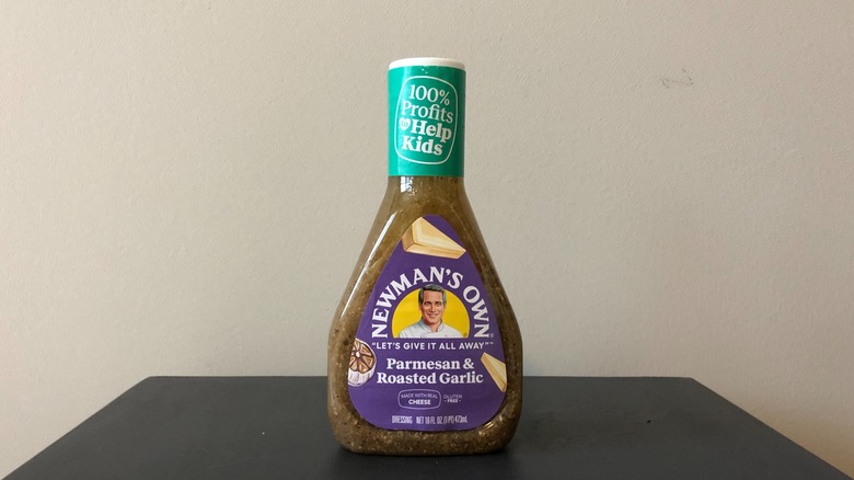Newman's Own Parmesan & Roasted Garlic salad dressing