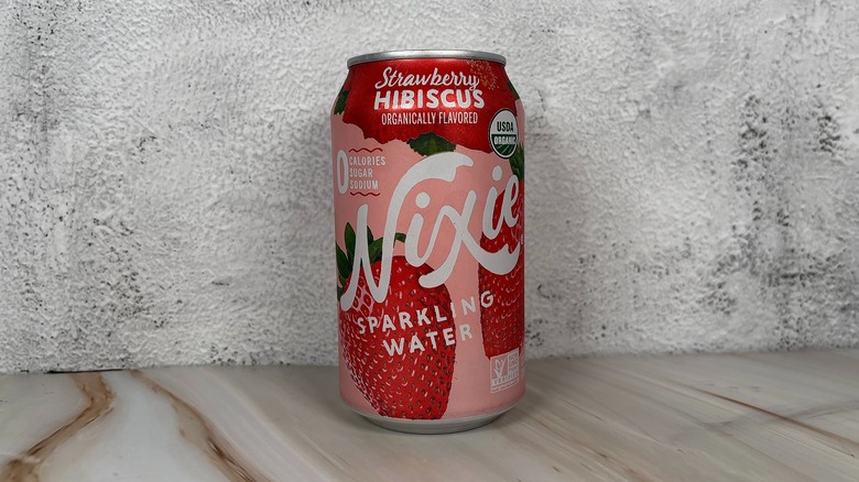 can of Nixie sparkling water