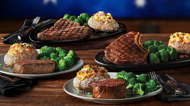 Outback Steakhouse steak dishes
