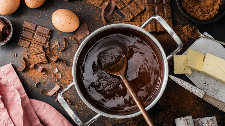 chocolate and baking ingredients