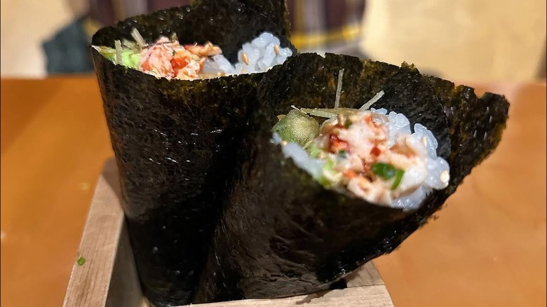 Couple of hand rolls