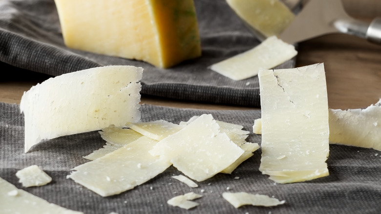 Parmesean cheese shavings