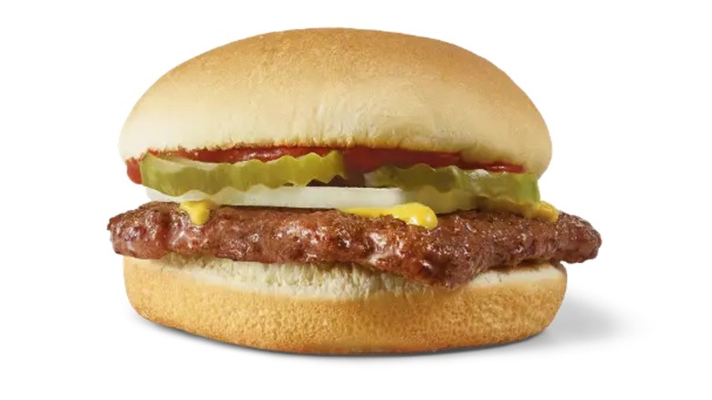 Stock image of Wendy's Jr. Hamburger