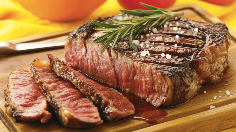 sirloin steak dinner