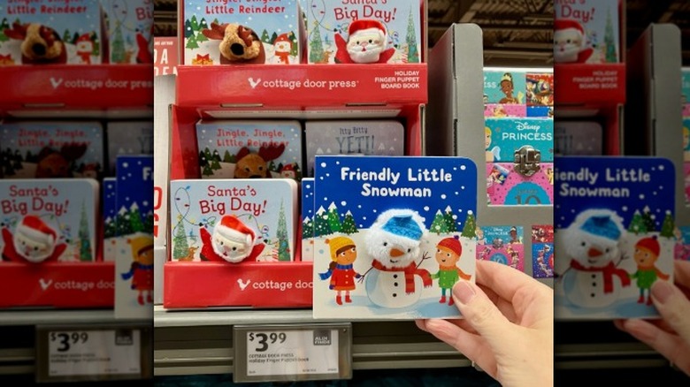 Aldi Finds aisle with childrens Christmas books