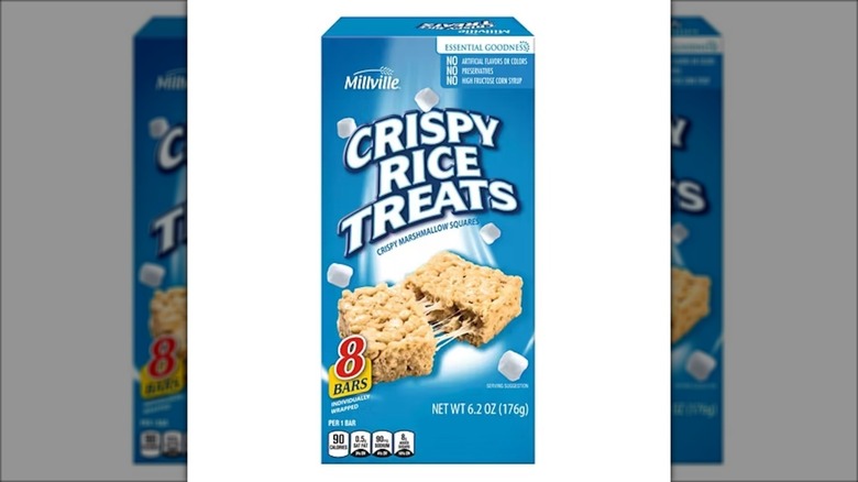 Box of Melville Crispy Rice Treats from Aldi.