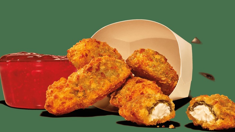Close-up of Arby's Jalapeño bites