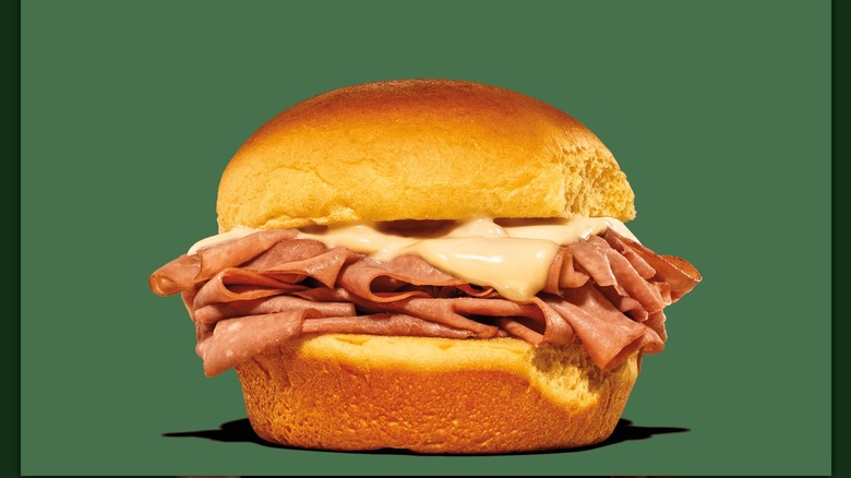 Arby's value menu item Roast Beef Slider