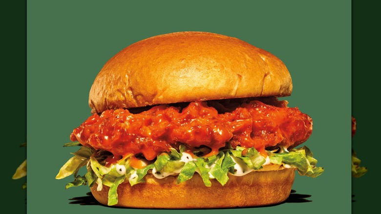 Arby's juicy and spicy Buffalo Chicken Sandwich