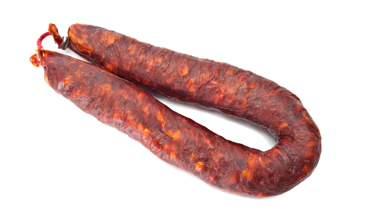 close up of sausage