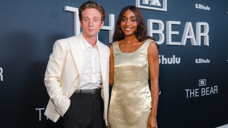Jeremy Allen White and Ayo Edebiri of FX series "The Bear"