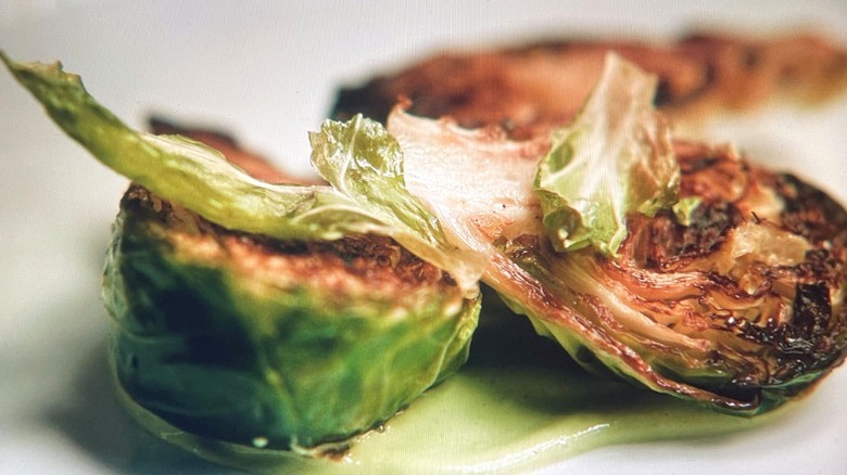 Fried Brussels sprouts in "The Bear" Season 5