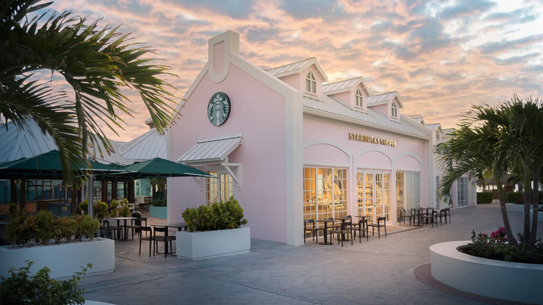 Turks & Caicos pink Starbucks 