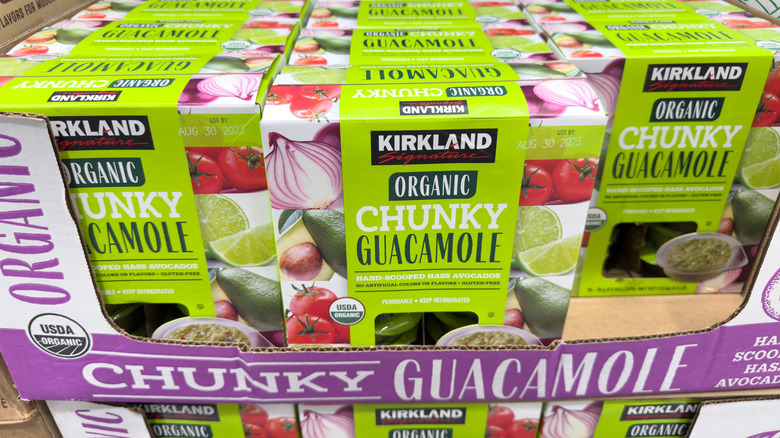 Guacamole packages sold at Costco