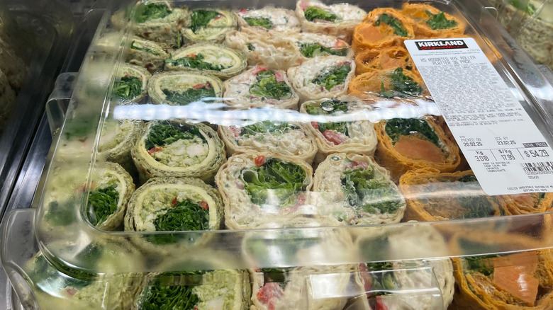 Assortment of wraps sold at Costco