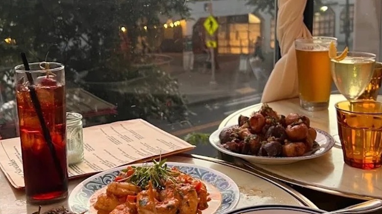 Seattle date night cocktails and Iberian plates overlooking Pike Place