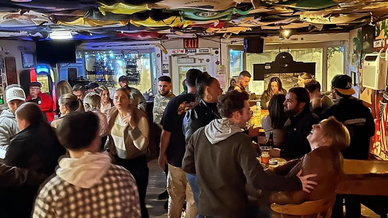 People inside the Elm Cafe