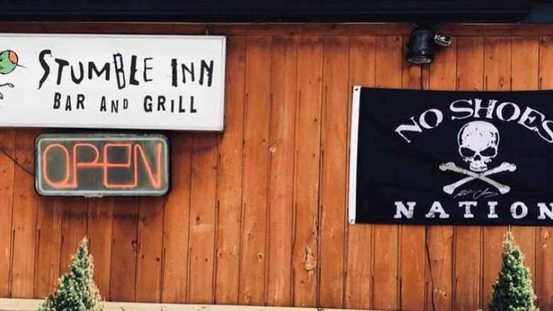 Exterior of Stumble Inn