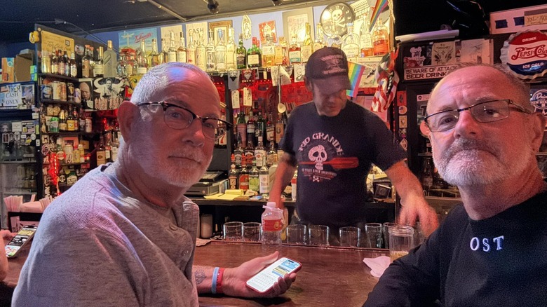 People gathered at The Matador