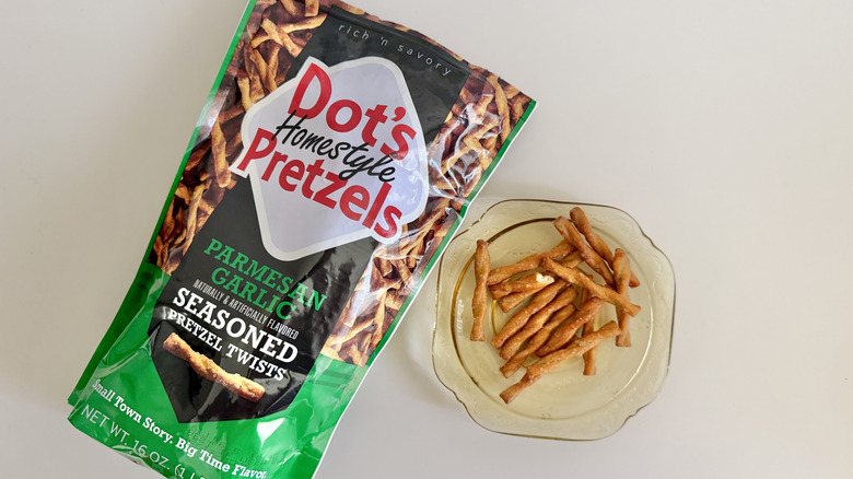 homestyle pretzels served in dish