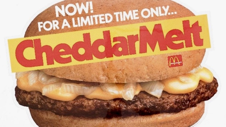 Ad for McDonald's Cheddar Melt