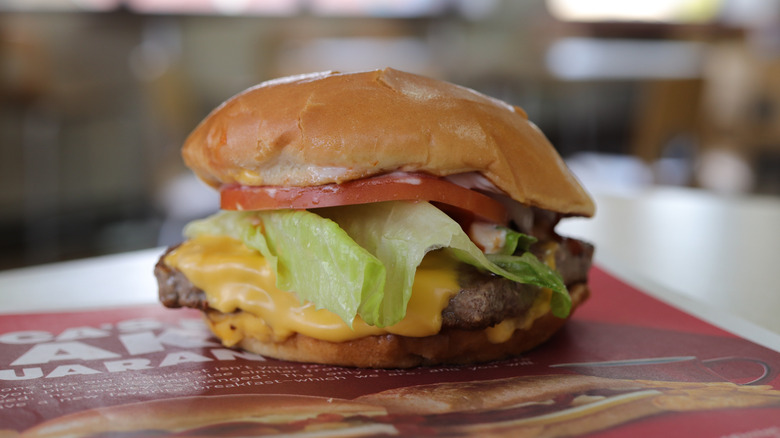 Dave's Single cheeseburger from Wendy's