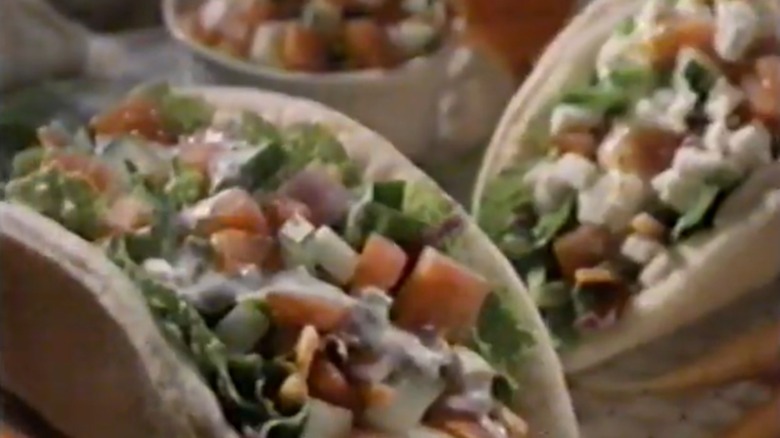 Still of Fresh Stuffed Pitas from Wendy's commercial