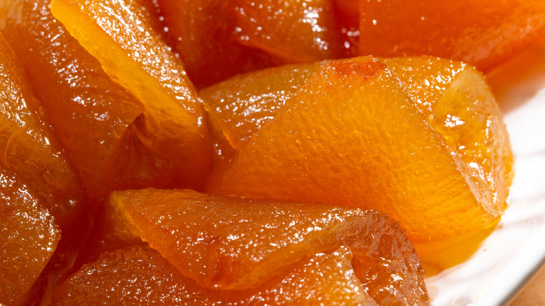 Bitter or Seville orange peel preserves