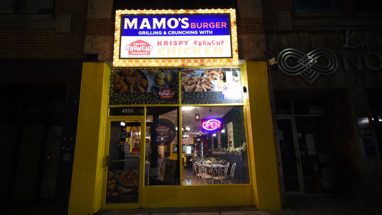 A Krispy Krunchy Chicken restaurant