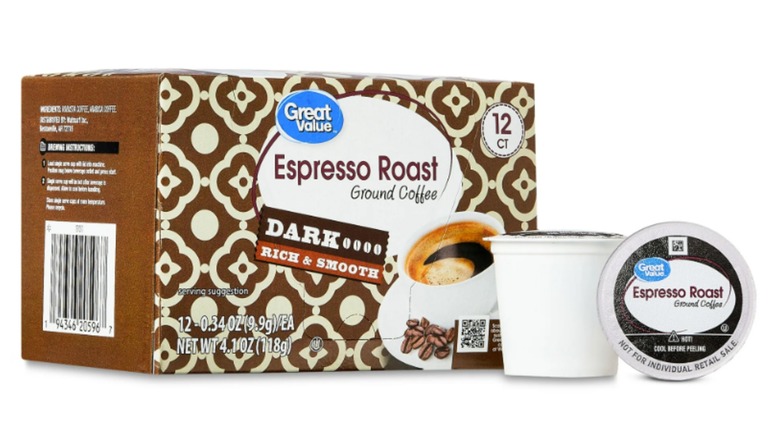 Walmart Great Value Espresso Roast Coffee Pods