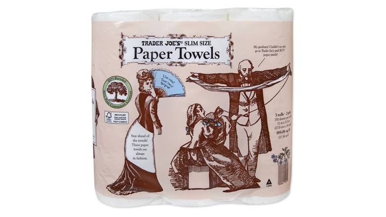 Stock image of Trader Joe's Slim Size Paper Towels