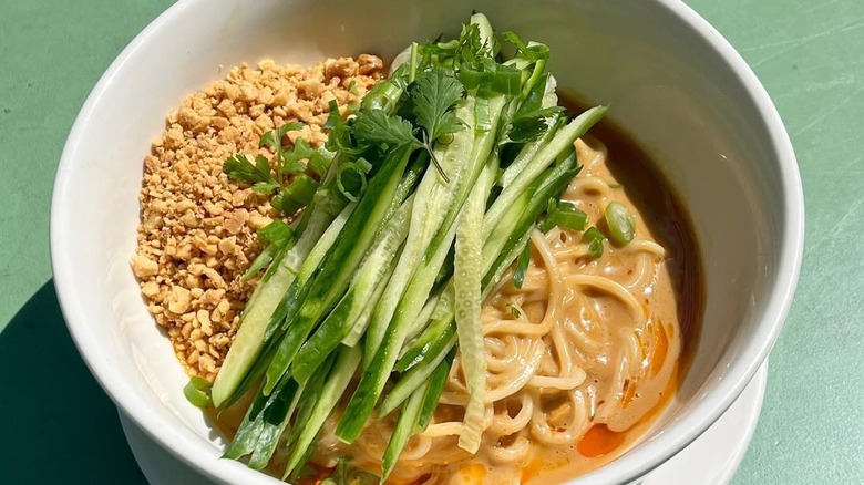 Dan Dan noodles from Pine and Crane