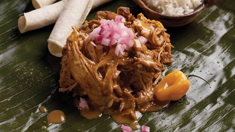 Cochinita pibil at Chichen Itzá Restaurant