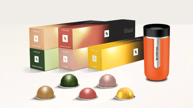 a picture from Nespresso page of coffee+ variety pack