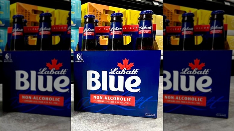 6-pack of Labatt Blue 0 Non-Alc