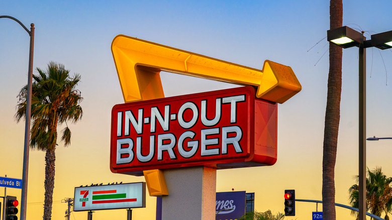 In-N-Out Burger sign