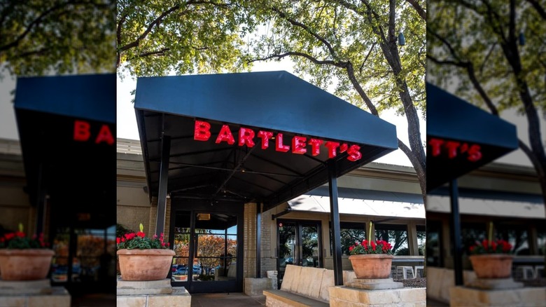 exterior of Bartlett's steakhouse