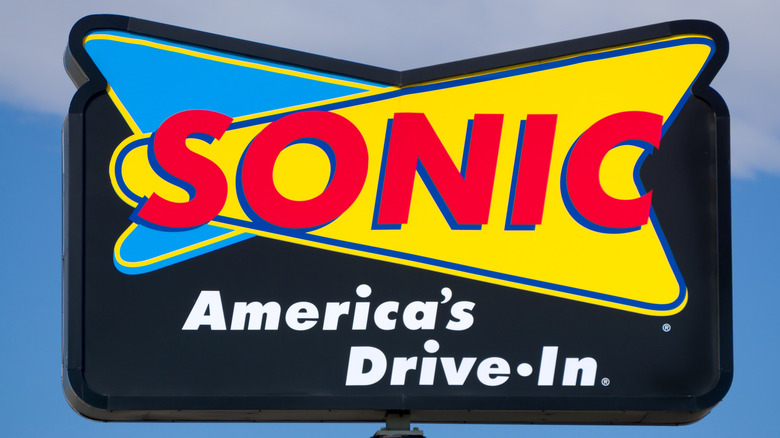 The exterior sign of a Sonic Drive-in location