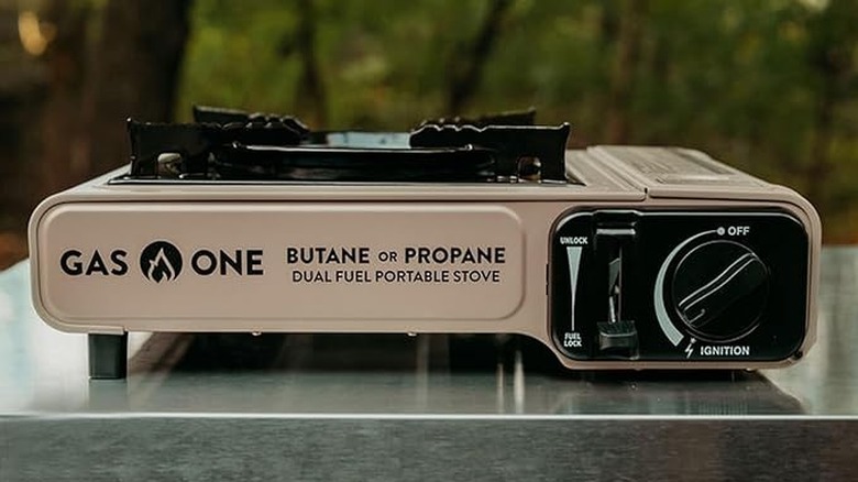 The Gas One GS-3400P Propane or Butane Stove Dual Fuel Stove