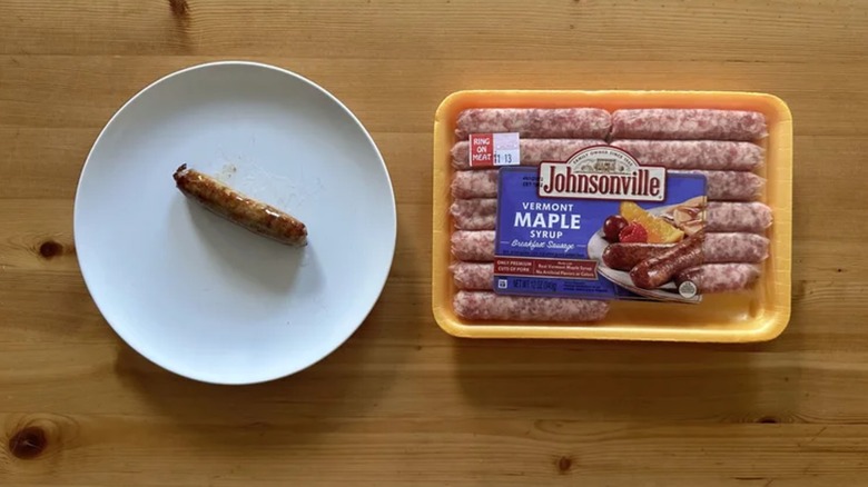 Johnsonville Vermont Maple Syrup Breakfast Sausage