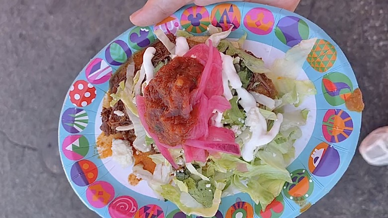 Barbacoa Sope on a plate